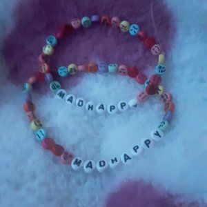 2 madhappy  bracelets